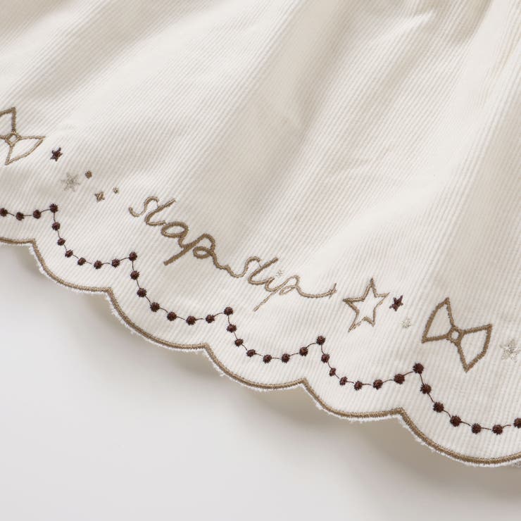 裾スカラップキャミソール+チャーム付きTシャツ2点セット(90~130cm) | SLAP SLIP | 詳細画像18 