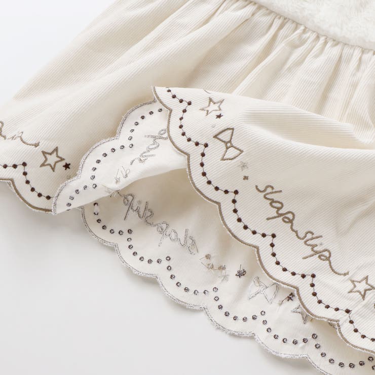 裾スカラップキャミソール+チャーム付きTシャツ2点セット(90~130cm) | SLAP SLIP | 詳細画像19 