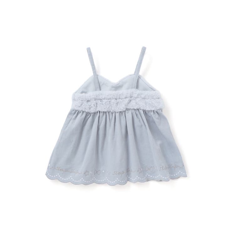 裾スカラップキャミソール+チャーム付きTシャツ2点セット(90~130cm) | SLAP SLIP | 詳細画像5 