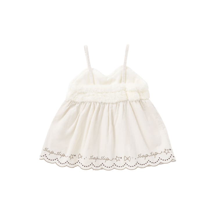 裾スカラップキャミソール+チャーム付きTシャツ2点セット(90~130cm) | SLAP SLIP | 詳細画像9 