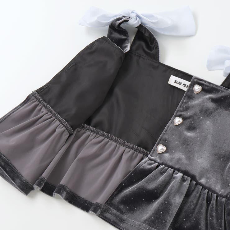 きらめくラメドットベロアビスチェセットアップ(90~130cm) | SLAP SLIP | 詳細画像15 