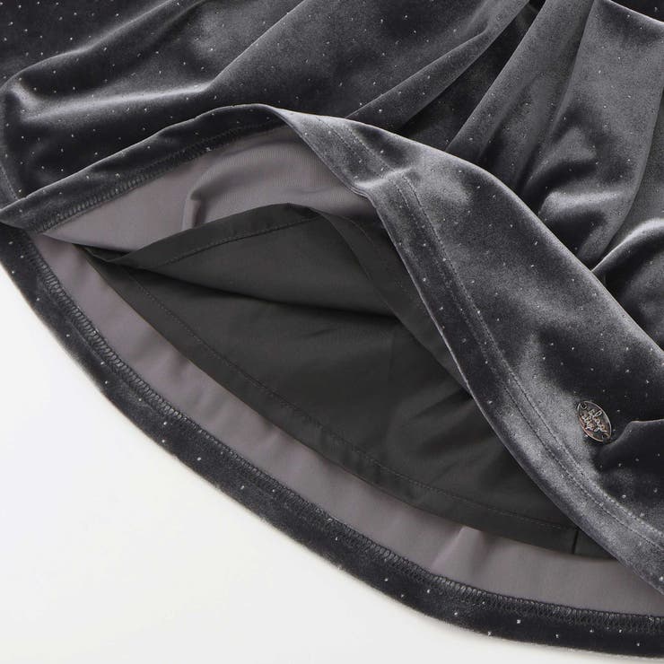 きらめくラメドットベロアビスチェセットアップ(90~130cm) | SLAP SLIP | 詳細画像18 