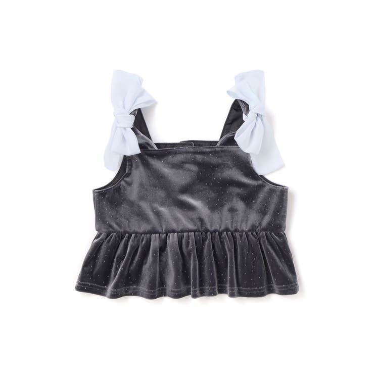 きらめくラメドットベロアビスチェセットアップ(90~130cm) | SLAP SLIP | 詳細画像9 