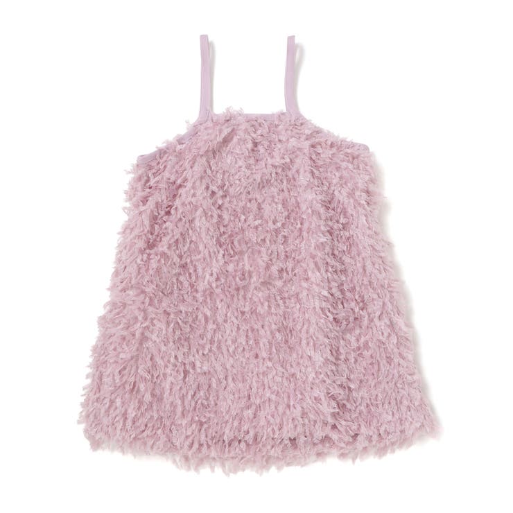 キラキラモチーフ長袖Tシャツ+ファーキャミワンピセット(90~130cm) | SLAP SLIP | 詳細画像11 