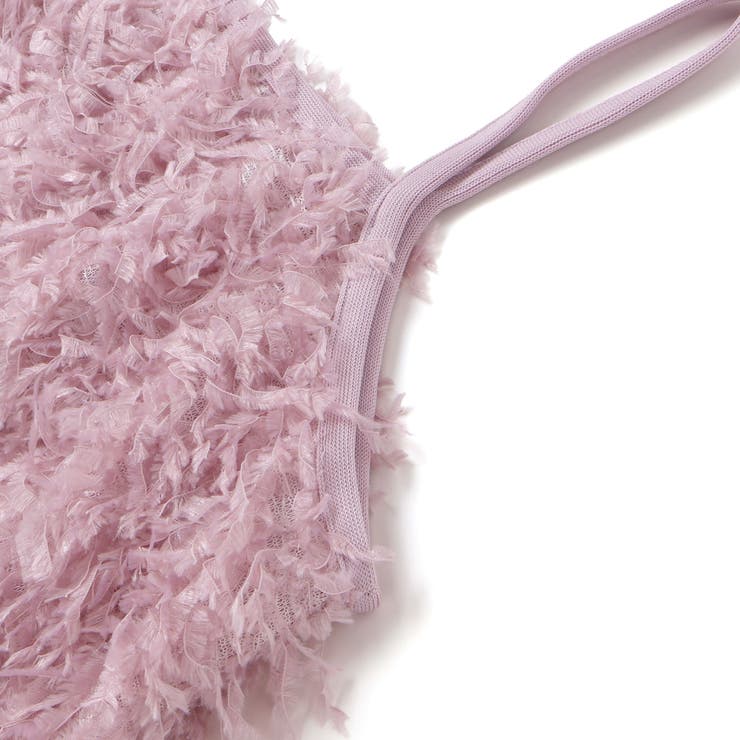 キラキラモチーフ長袖Tシャツ+ファーキャミワンピセット(90~130cm) | SLAP SLIP | 詳細画像15 