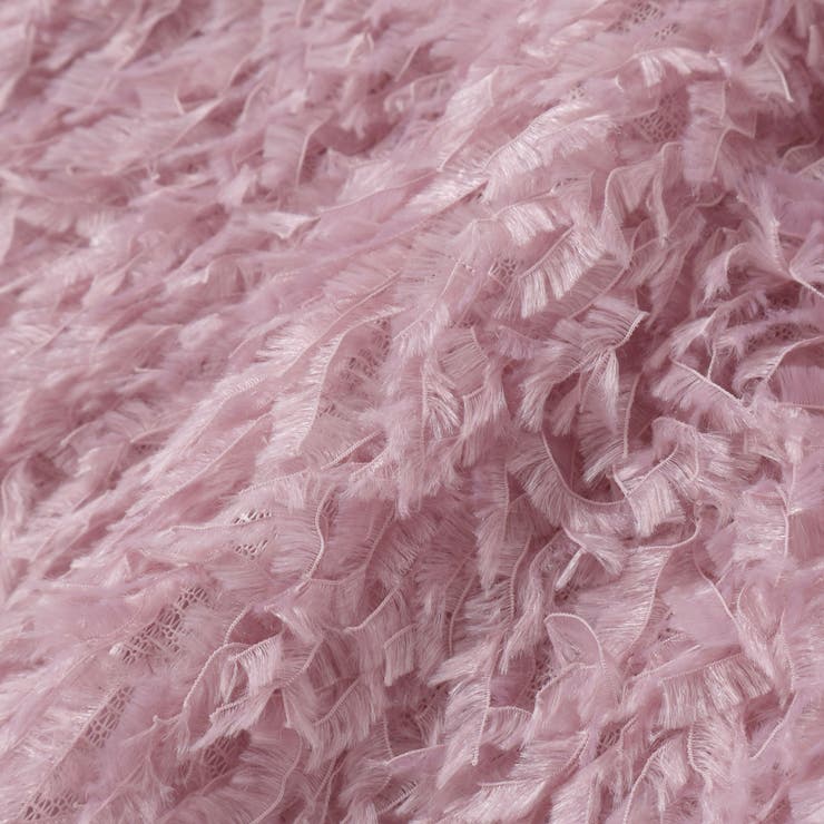 キラキラモチーフ長袖Tシャツ+ファーキャミワンピセット(90~130cm) | SLAP SLIP | 詳細画像18 