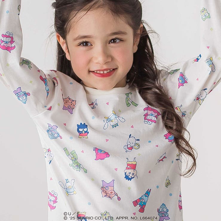 フロントプリント半袖Tシャツ+総柄長袖Tシャツ2点セット | SLAP SLIP | 詳細画像10 