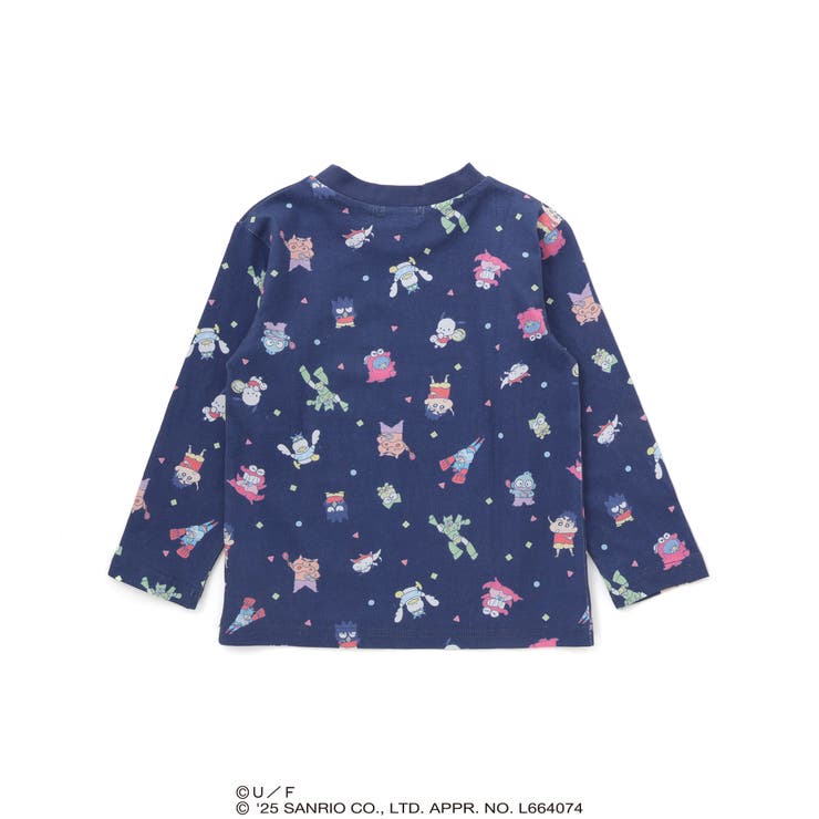 フロントプリント半袖Tシャツ+総柄長袖Tシャツ2点セット | SLAP SLIP | 詳細画像14 