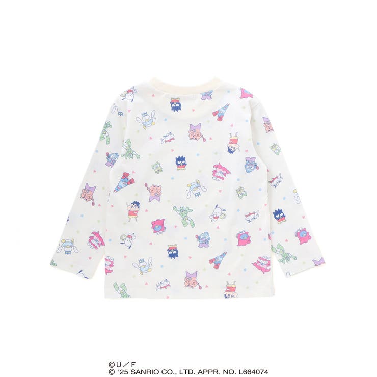 フロントプリント半袖Tシャツ+総柄長袖Tシャツ2点セット | SLAP SLIP | 詳細画像19 