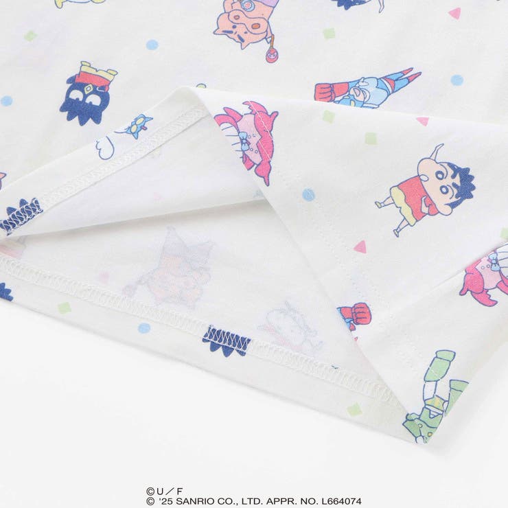 フロントプリント半袖Tシャツ+総柄長袖Tシャツ2点セット | SLAP SLIP | 詳細画像22 