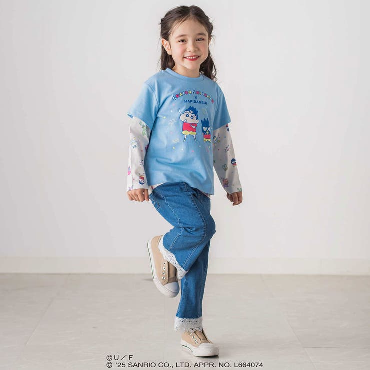 フロントプリント半袖Tシャツ+総柄長袖Tシャツ2点セット | SLAP SLIP | 詳細画像8 