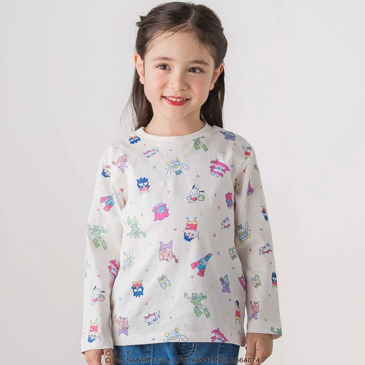 フロントプリント半袖Tシャツ+総柄長袖Tシャツ2点セット | SLAP SLIP | 詳細画像9 