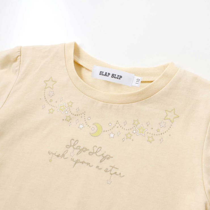 キラキラプリントTシャツ+スパンコールお星さまキャミチュニック2点セット(90~… | SLAP SLIP | 詳細画像14 