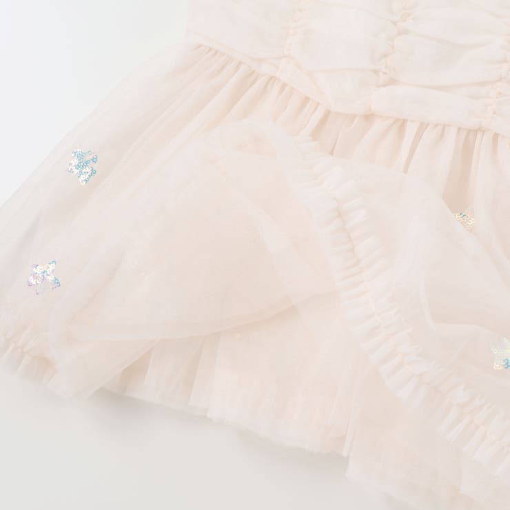 キラキラプリントTシャツ+スパンコールお星さまキャミチュニック2点セット(90~… | SLAP SLIP | 詳細画像25 