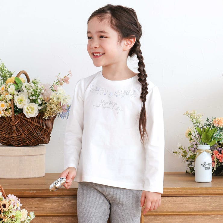 キラキラプリントTシャツ+スパンコールお星さまキャミチュニック2点セット(90~… | SLAP SLIP | 詳細画像29 