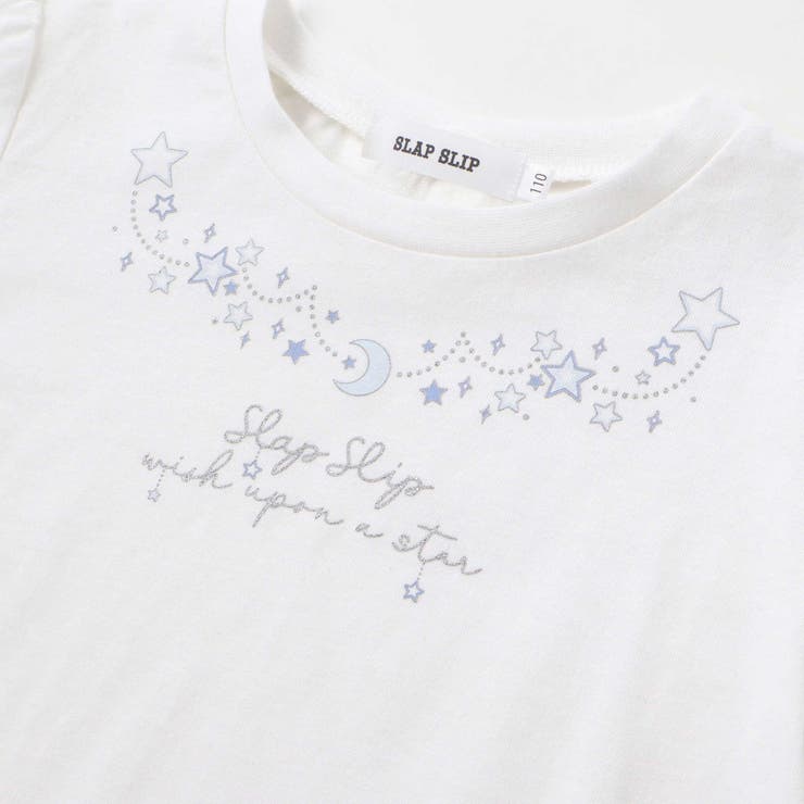 キラキラプリントTシャツ+スパンコールお星さまキャミチュニック2点セット(90~… | SLAP SLIP | 詳細画像7 