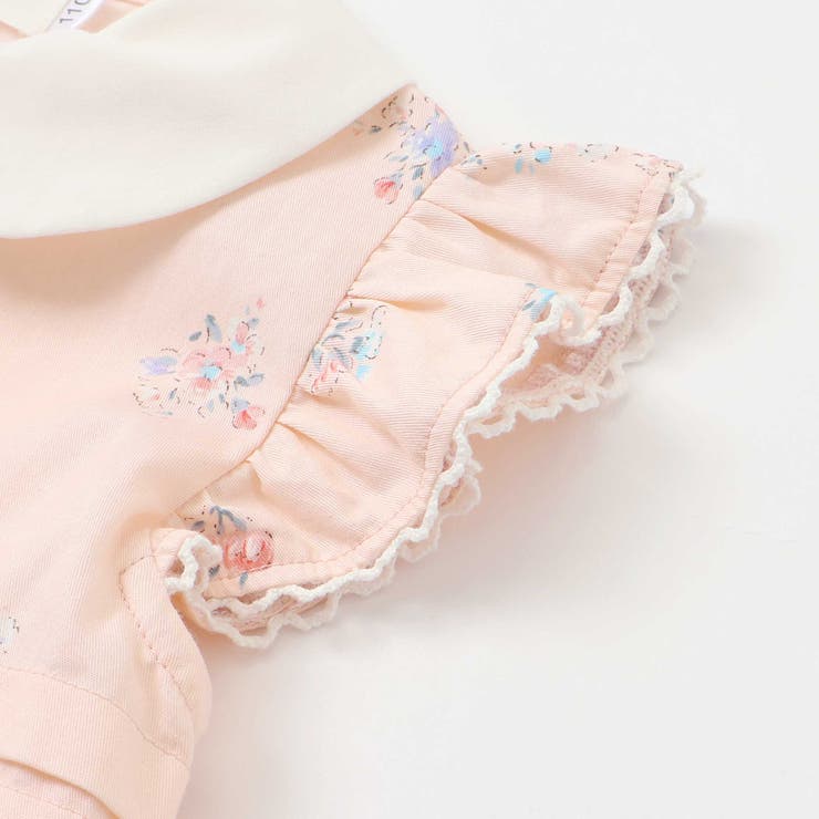 花柄ウエストタックジャンパースカート(80~130cm) | SLAP SLIP | 詳細画像9 