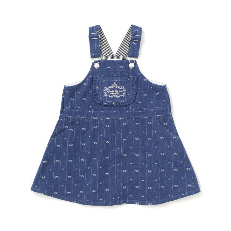 デニムツイル総柄ジャンパースカート(80~130cm) | SLAP SLIP | 詳細画像10 