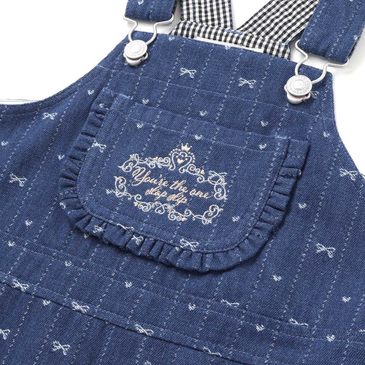 デニムツイル総柄ジャンパースカート(80~130cm) | SLAP SLIP | 詳細画像14 