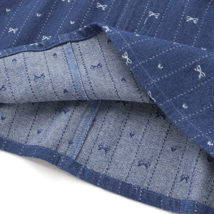 デニムツイル総柄ジャンパースカート(80~130cm) | SLAP SLIP | 詳細画像16 