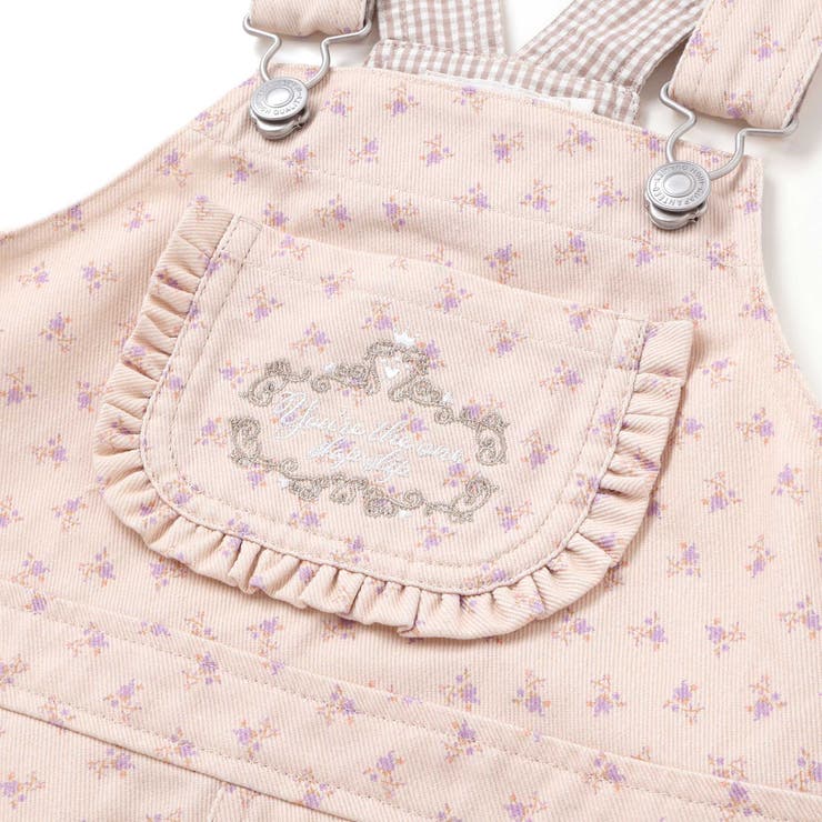 デニムツイル総柄ジャンパースカート(80~130cm) | SLAP SLIP | 詳細画像9 