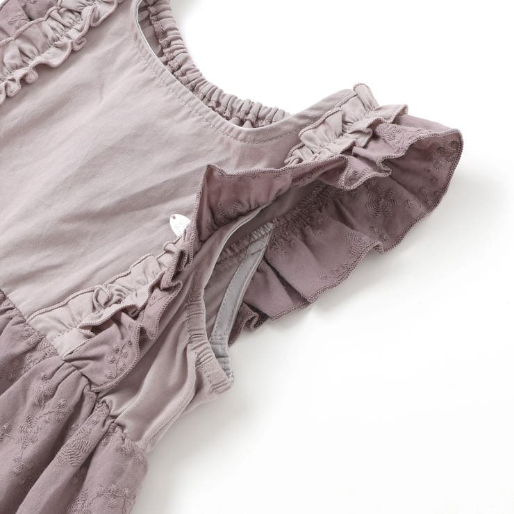 肩フリル花柄レースジャンパースカート(80~130cm) | SLAP SLIP | 詳細画像10 