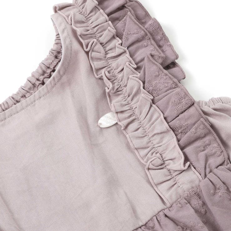 肩フリル花柄レースジャンパースカート(80~130cm) | SLAP SLIP | 詳細画像12 