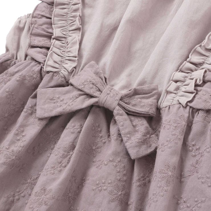 肩フリル花柄レースジャンパースカート(80~130cm) | SLAP SLIP | 詳細画像13 