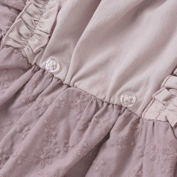 肩フリル花柄レースジャンパースカート(80~130cm) | SLAP SLIP | 詳細画像15 