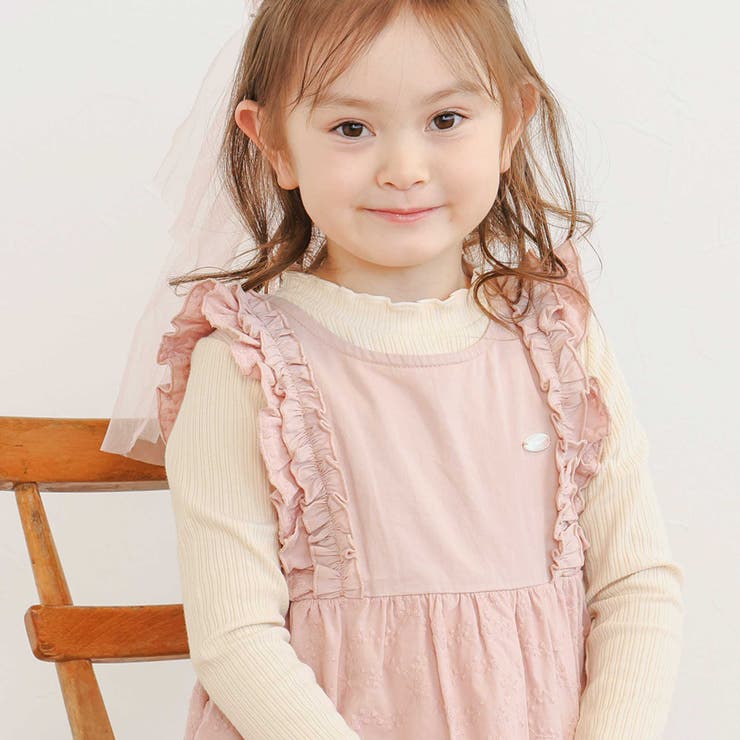 肩フリル花柄レースジャンパースカート(80~130cm) | SLAP SLIP | 詳細画像21 