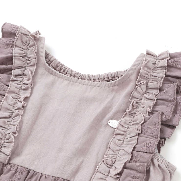 肩フリル花柄レースジャンパースカート(80~130cm) | SLAP SLIP | 詳細画像8 