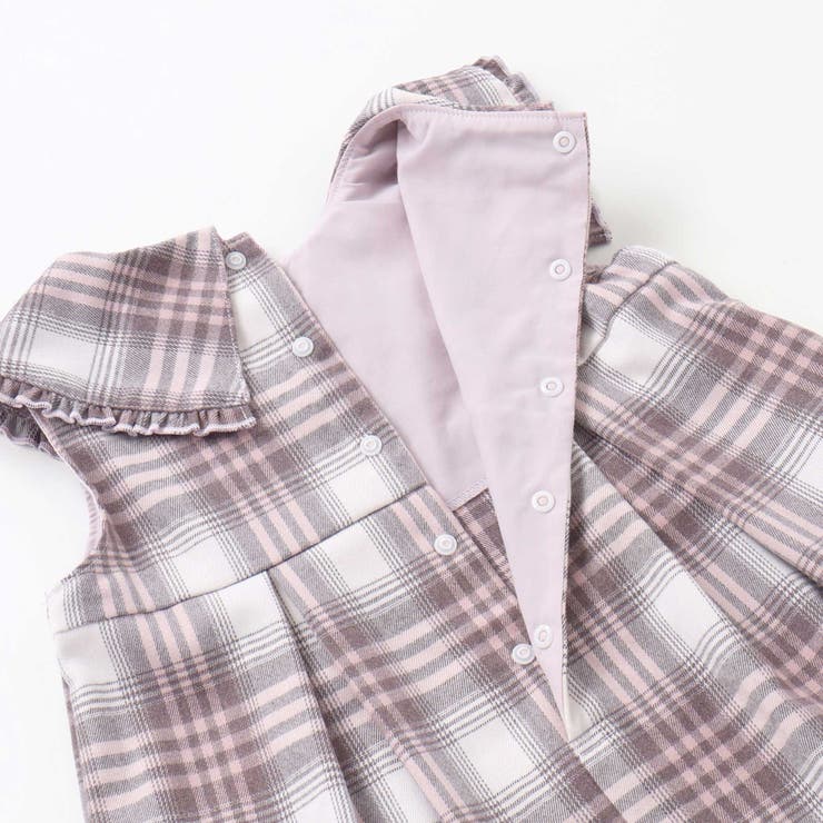 【お揃い】ビッグリボン襟ジャンパースカート(80~130cm) | SLAP SLIP | 詳細画像15 