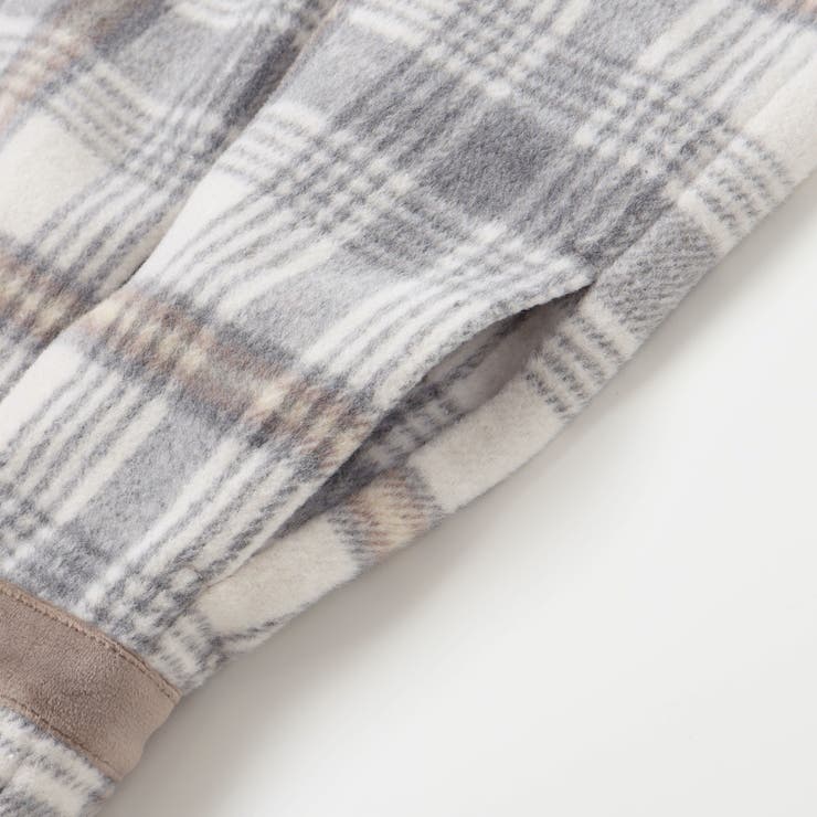 【お揃い】襟付きタックスカートチェックジャンパースカート(90~130cm) | SLAP SLIP | 詳細画像13 