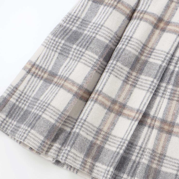 【お揃い】襟付きタックスカートチェックジャンパースカート(90~130cm) | SLAP SLIP | 詳細画像15 