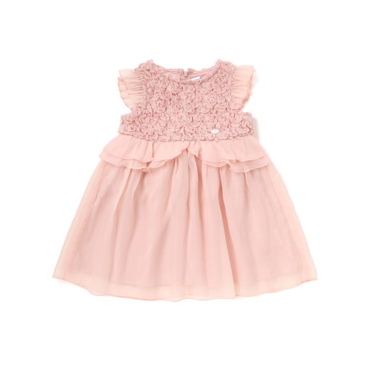 ふわふわオーガンジーフリルリボンペプラムドレス風ジャンパースカート(90~130… | SLAP SLIP | 詳細画像15 