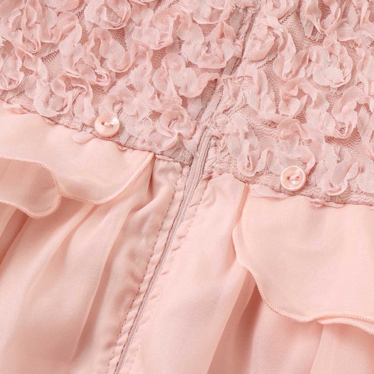 ふわふわオーガンジーフリルリボンペプラムドレス風ジャンパースカート(90~130… | SLAP SLIP | 詳細画像19 