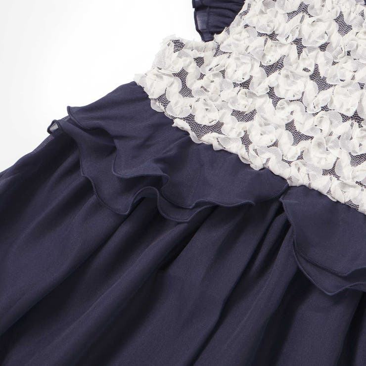 ふわふわオーガンジーフリルリボンペプラムドレス風ジャンパースカート(90~130… | SLAP SLIP | 詳細画像7 