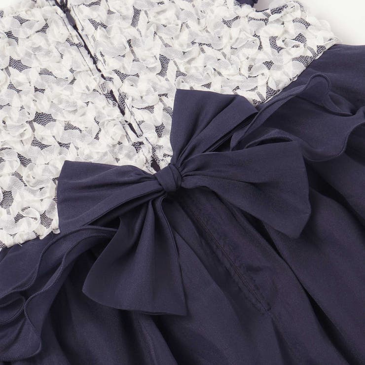 ふわふわオーガンジーフリルリボンペプラムドレス風ジャンパースカート(90~130… | SLAP SLIP | 詳細画像8 