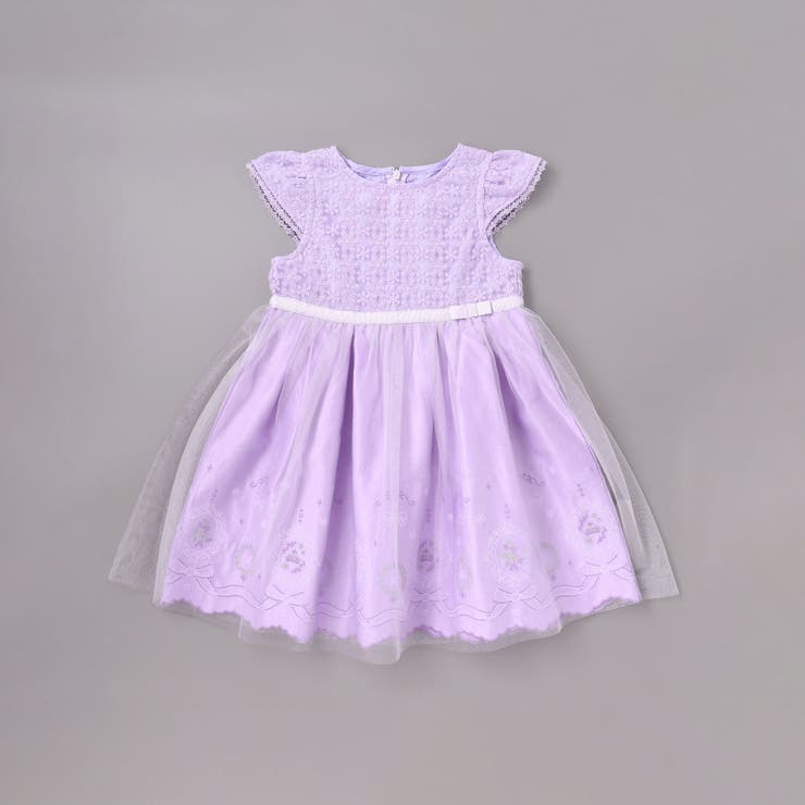 花レースフェミニンモチーフ刺しゅう裾スカラップジャンパースカート(110~130… | SLAP SLIP | 詳細画像5 