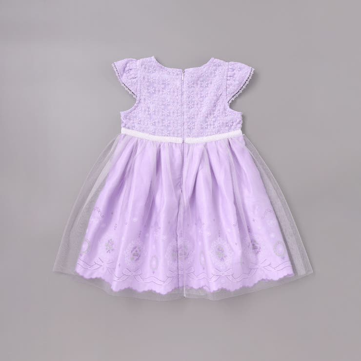 花レースフェミニンモチーフ刺しゅう裾スカラップジャンパースカート(110~130… | SLAP SLIP | 詳細画像6 