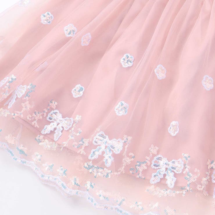 【スラプリ】チュール刺しゅうジャンパースカート(90~130cm) | SLAP SLIP | 詳細画像13 