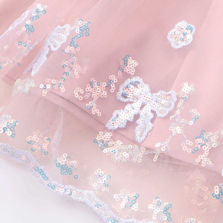 【スラプリ】チュール刺しゅうジャンパースカート(90~130cm) | SLAP SLIP | 詳細画像14 