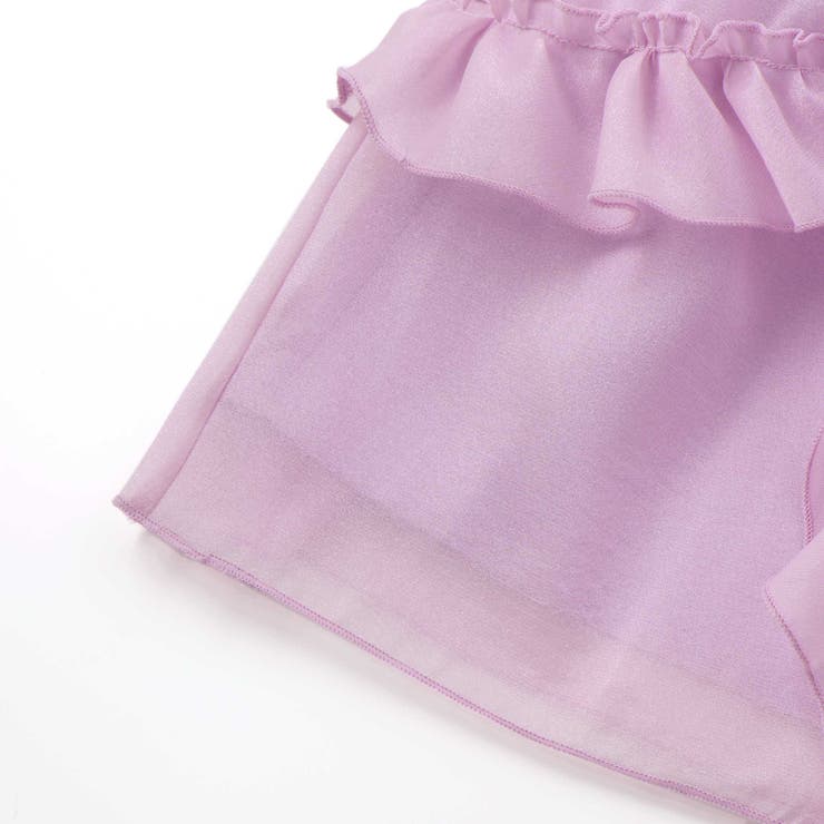 【スラプリ】オーガンジーパフスリーブワンピース(90~130cm) | SLAP SLIP | 詳細画像16 