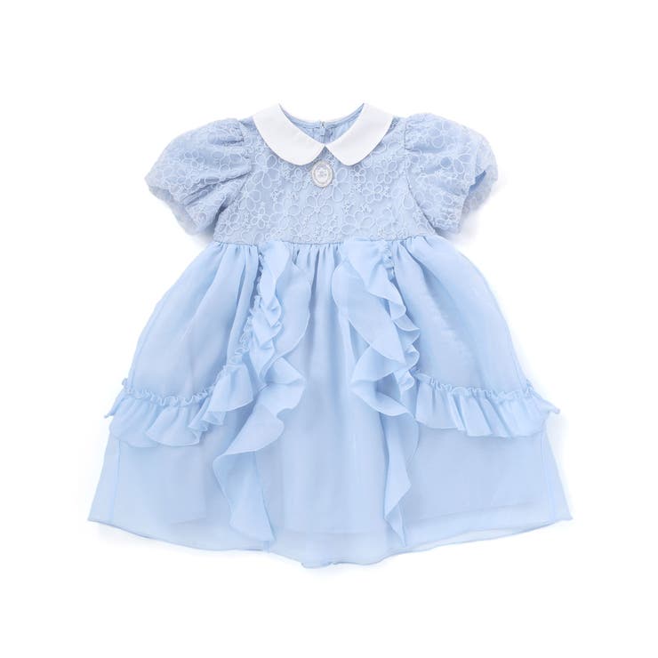 【スラプリ】オーガンジーパフスリーブワンピース(90~130cm) | SLAP SLIP | 詳細画像20 