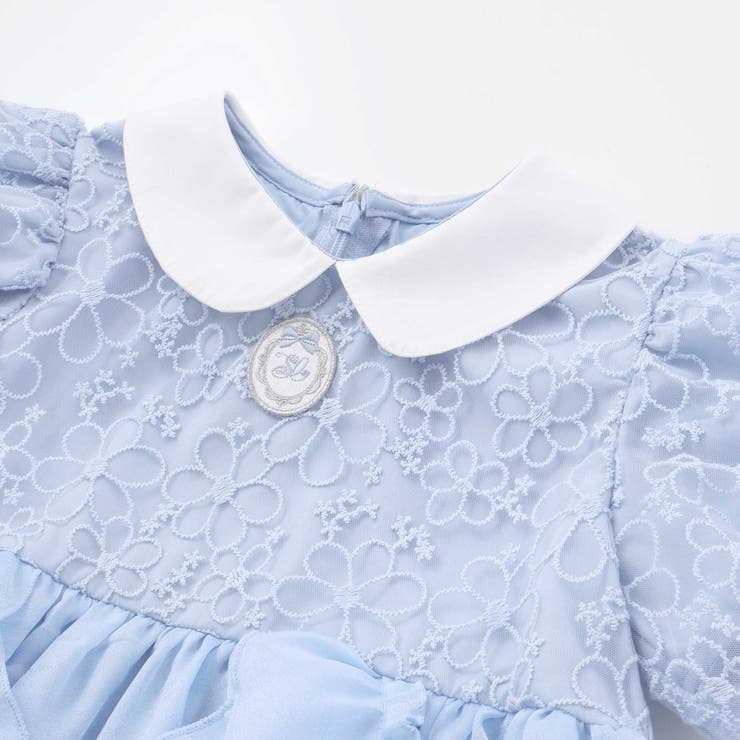 【スラプリ】オーガンジーパフスリーブワンピース(90~130cm) | SLAP SLIP | 詳細画像22 