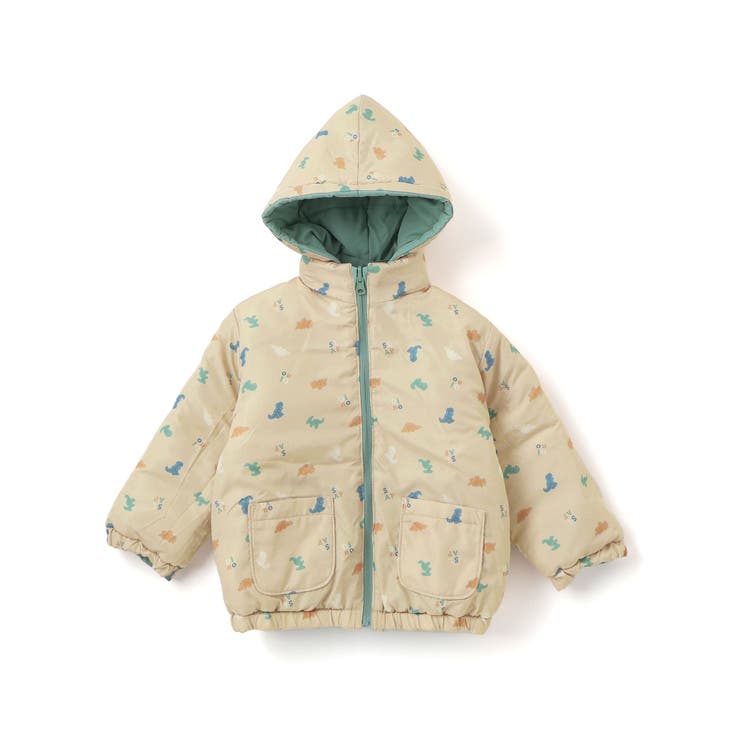 無地プリント柄リバーシブルコート(80~130cm) | SLAP SLIP | 詳細画像13 