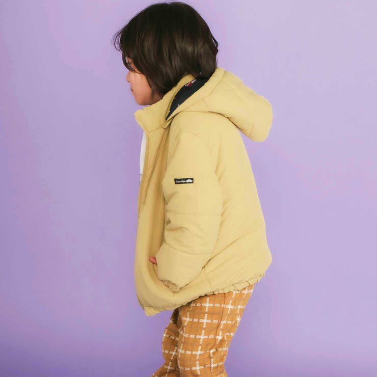 無地プリント柄リバーシブルコート(80~130cm) | SLAP SLIP | 詳細画像3 