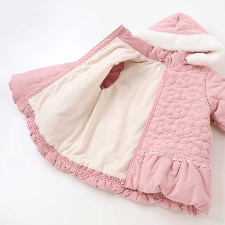 ファー付きフードキルト中綿ジャケット(80~130cm) | SLAP SLIP | 詳細画像19 