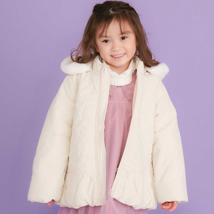 ファー付きフードキルト中綿ジャケット(80~130cm) | SLAP SLIP | 詳細画像25 