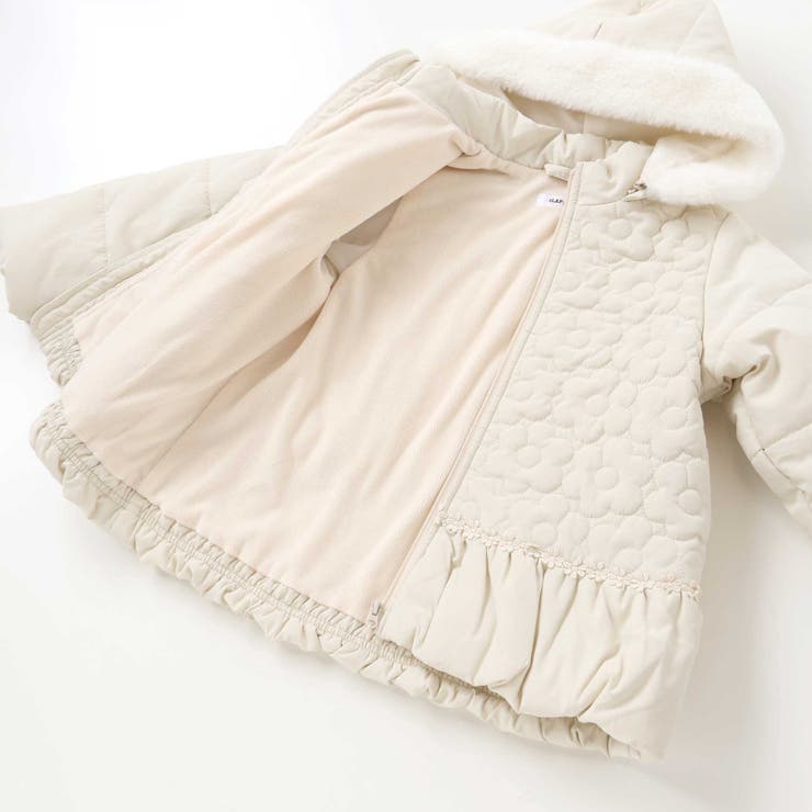 ファー付きフードキルト中綿ジャケット(80~130cm) | SLAP SLIP | 詳細画像6 